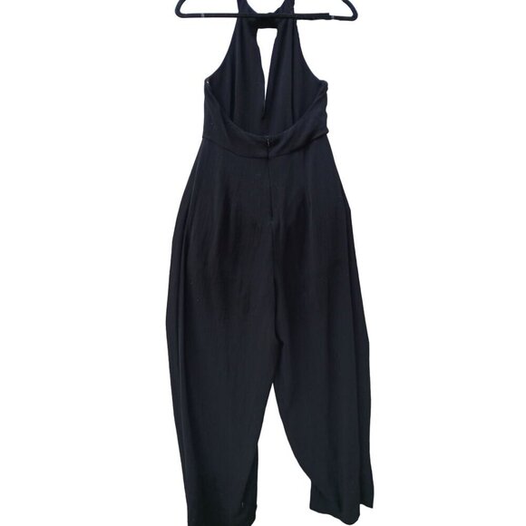Shinestar Evening Date Night Halter Jumpsuit Black Size S - Picture 7 of 9